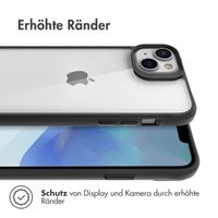 imoshion Rugged Hybrid Case für das iPhone 14 - Schwarz / Transparent