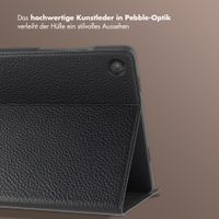 Selencia Riva Klapphülle Samsung Galaxy Tab A11 Plus - Schwarz