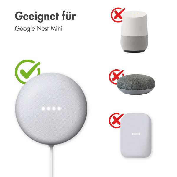 imoshion Google Nest Mini Halterung - Weiß