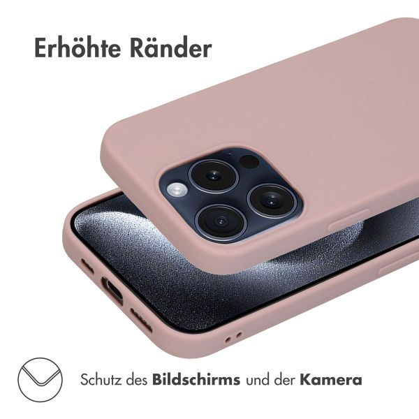 imoshion Color TPU Hülle für das iPhone 15 Pro - Dusty Pink