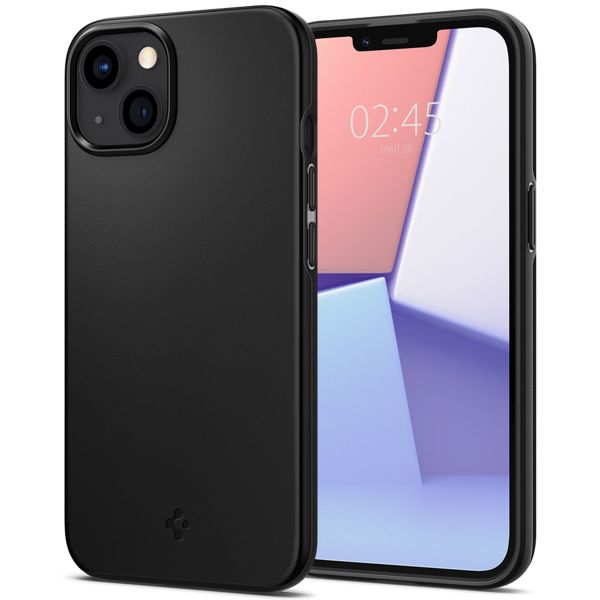 Spigen Thin Fit™ Hardcase für das Apple iPhone 13 Mini - Schwarz