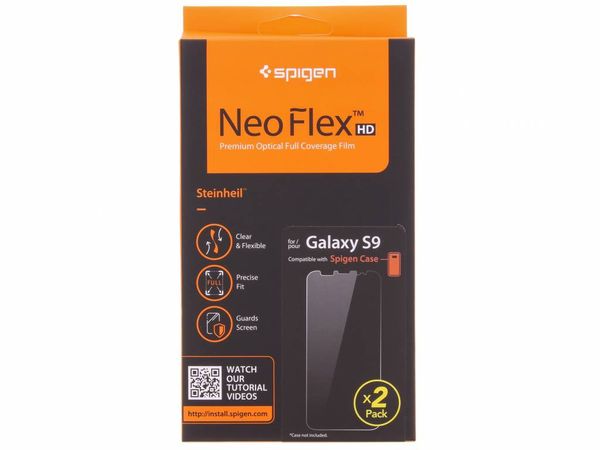 Spigen Neo Flex™ HD Case Friendly Screenprotektor Samsung Galaxy S9