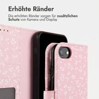 imoshion Design Klapphülle Apple iPhone SE (2022 / 2020) / 8 / 7 / 6(s) - Pink Bazaar Flowers