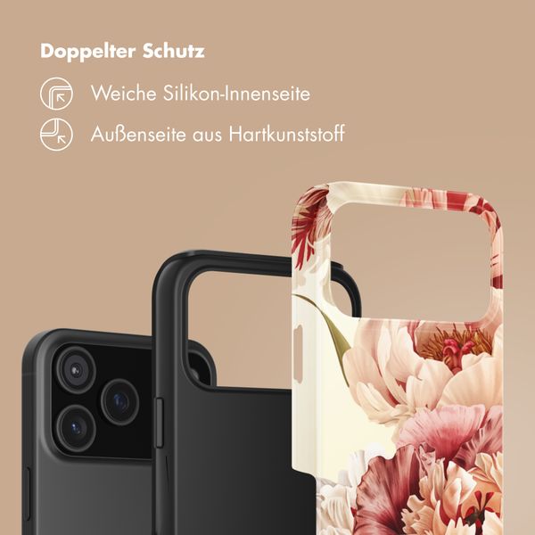 Selencia Vivid Back Cover Apple iPhone 17 Pro Max - Vintage Peony