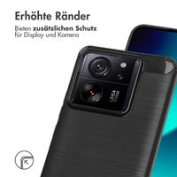 imoshion Brushed Back Cover für das Xiaomi 13T / 13T Pro - Schwarz