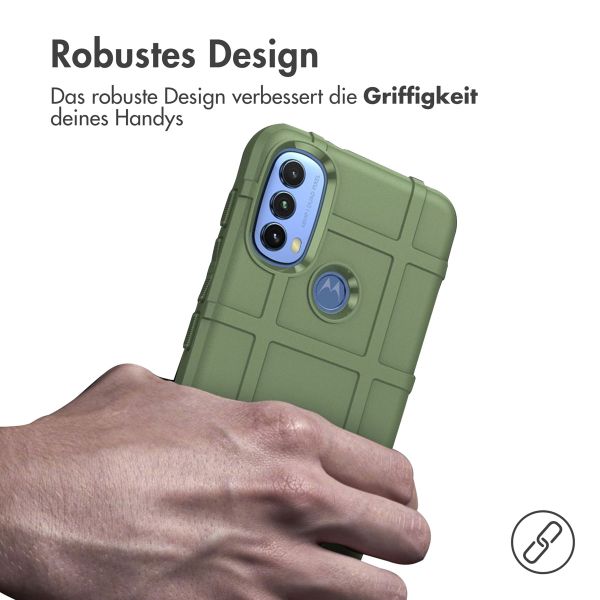 imoshion Rugged Shield Backcover für das Motorola Moto E20 / E30 / E40 - Grün