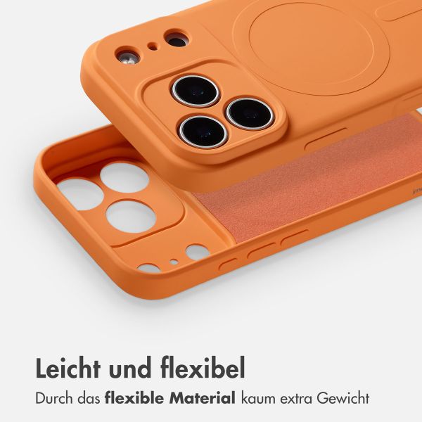 imoshion Color Back Cover mit MagSafe Apple iPhone 17 Pro - Neon Orange