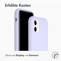 Accezz Liquid Silikoncase Lila für das iPhone 11