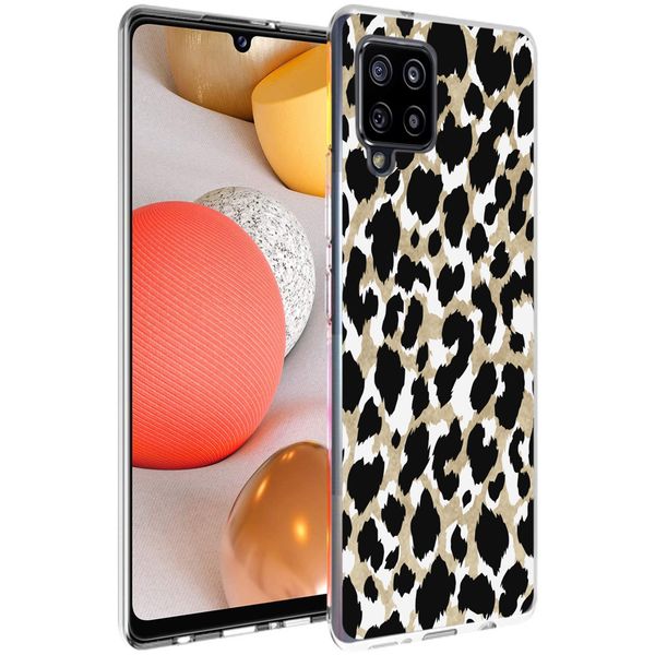 imoshion Design Hülle für das Samsung Galaxy A42 - Leopard / Schwarz