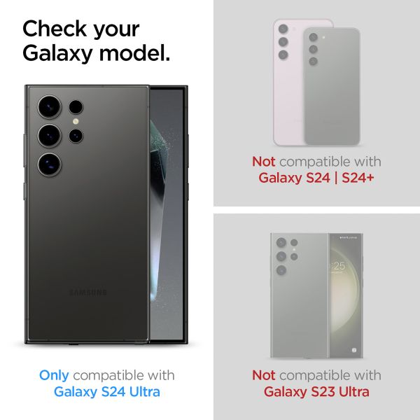 Spigen GLAStR Privacy EZ Fit Displayschutzfolie + Applicator Samsung Galaxy S24 Ultra