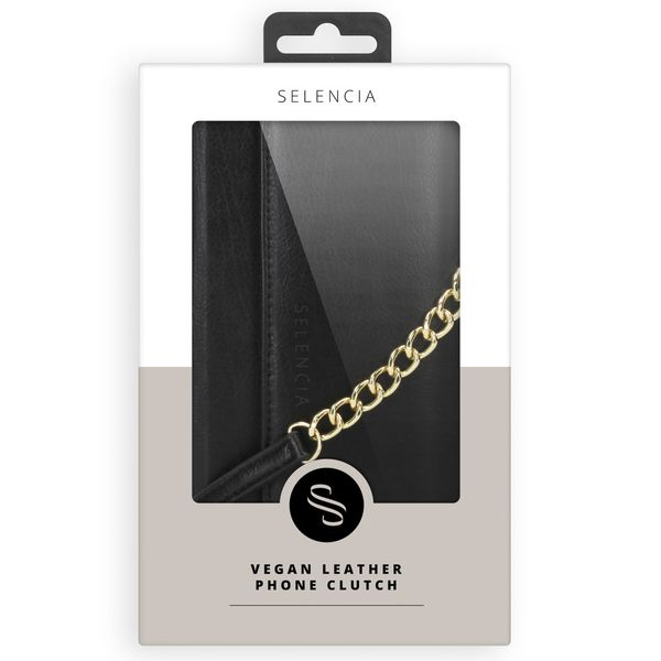 Selencia Clutch Klapphülle aus veganem Leder mit herausnehmbarem Case Galaxy A51