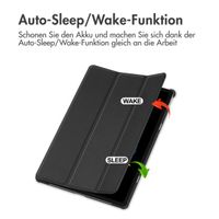 imoshion Trifold Klapphülle Lenovo Idea Tab Plus - Schwarz