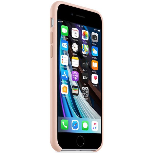Apple Silikon-Case für das Apple iPhone SE (2022 / 2020) - Pink Sand