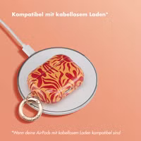 Selencia Vivid Case Apple AirPods Pro 2 - Tropical Vibes Apricot