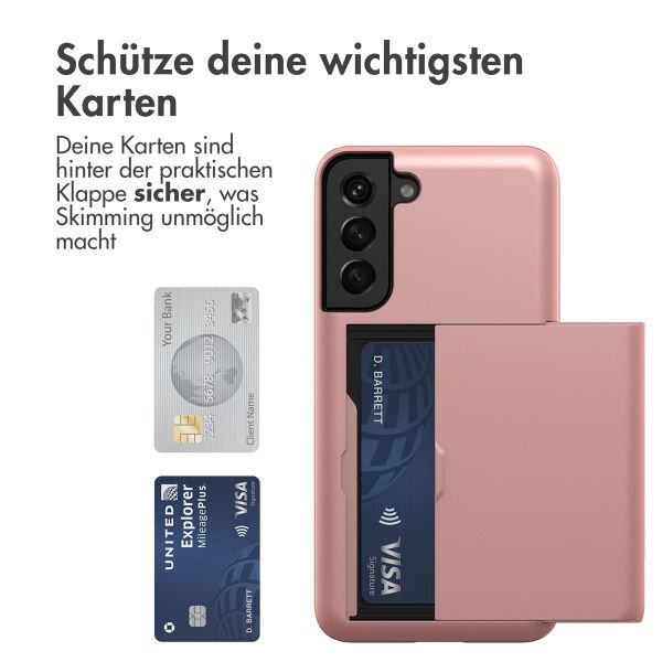 imoshion Backcover mit Kartenfach Samsung Galaxy S21 - Rosé gold