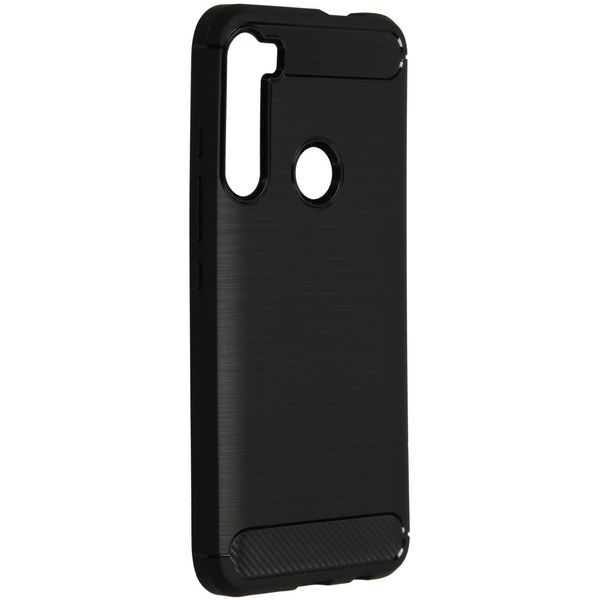 Brushed TPU Case für das Motorola One Fusion Plus - Schwarz