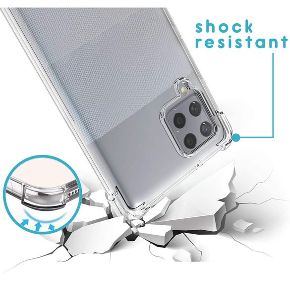 imoshion Anti-Shock Backcover + Screen Protector Samsung Galaxy A42