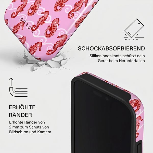Burga Tough Back Cover MagSafe Apple iPhone 16 Pro - Coral Reef