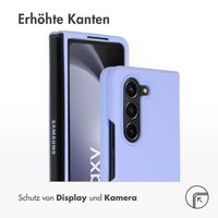 Accezz Liquid Silikoncase für das Samsung Galaxy Z Fold 5 - Violett