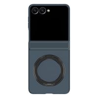 Accezz Color Backcover mit MagSafe und Ringständer Samsung Galaxy Z Flip 8 - Dunkelblau