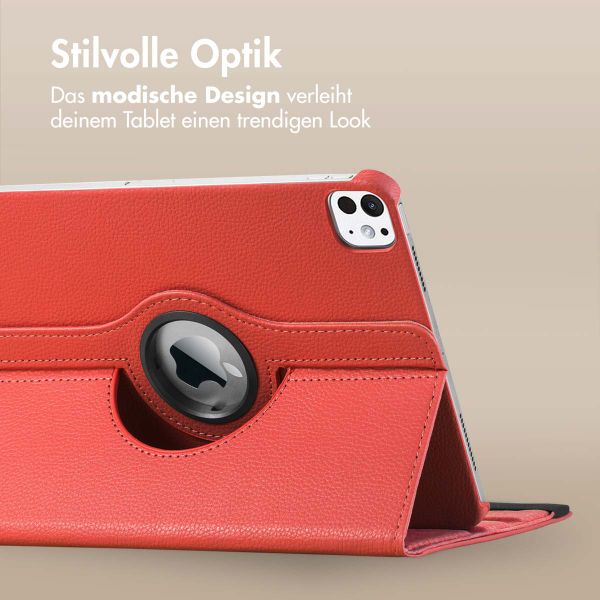 imoshion 360° drehbare Klapphülle Apple iPad Air 11 Zoll (2025) M3 / (2024) M2 / Air 5 (2022) / Air 4 (2020) / Pro 11 (2018/2020) - Rot