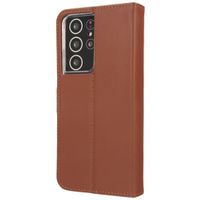 Valenta Klapphülle Leather für das Samsung Galaxy S21 Ultra - Braun