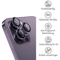 imoshion ﻿2er-Pack Objektivschutz für Kamera für das iPhone 14 Pro / 14 Pro Max - Violett