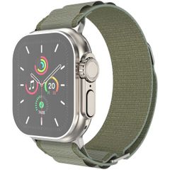 imoshion Nylon Alpine Armband für das  Apple Watch Series 1 t/m 11 / SE / Ultra (44/45/46/49 mm) - Olive Green