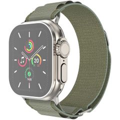 imoshion Nylon-Armband Alpine für die Apple Watch Series 1 bis 10 / SE / Ultra (2) (44/45/46/49 mm) - Olive