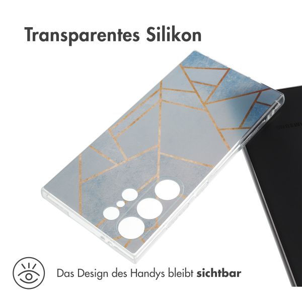 imoshion Design Hülle Samsung Galaxy S24 Ultra - Blue Graphic