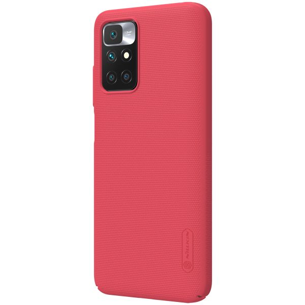 Nillkin Super Frosted Shield Case für das Xiaomi Redmi 10 - Rot