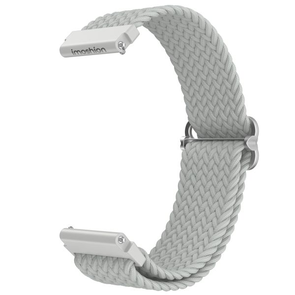 imoshion Gewebtes Nylonarmband - Universeller 22-mm-Anschluss - Grau