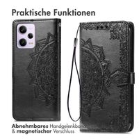 imoshion Mandala Klapphülle Xiaomi Redmi Note 12 Pro (5G) - Schwarz