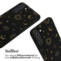 imoshion Silikonhülle design mit Band für das Samsung Galaxy S23 Plus - Sky Black