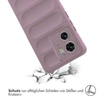 imoshion EasyGrip Backcover für das Motorola Edge 40 - Violett