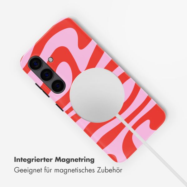 Selencia Vivid Rückabdeckung mit MagSafe Samsung Galaxy S24 - Dream Swirl Pink