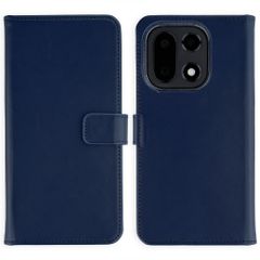Selencia Echtleder Klapphülle OnePlus 15 - Dunkelblau