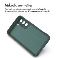 imoshion EasyGrip Back Cover für das Samsung Galaxy S22 - Dunkelgrün