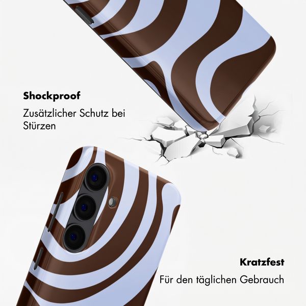 Selencia Vivid Rückabdeckung mit MagSafe Samsung Galaxy S24 - Dream Swirl Chocolate