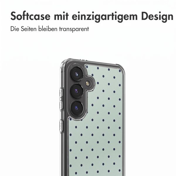 imoshion Design Hülle Samsung Galaxy S24 - Polka Dot Mintgroen