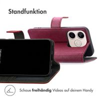 imoshion Luxuriöse Klapphülle Honor 600 Lite - Bordeaux