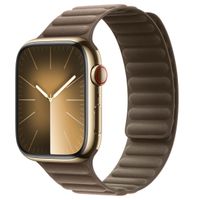 Apple Armband mit Magnetverschluss FineWoven für die Apple Watch Series 1-10 / SE / Ultra (2) - 42/44/45/46/49 mm - Größe S/M - Taupe