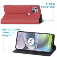 imoshion Slim Folio Klapphülle Motorola Moto G 5G - Rot