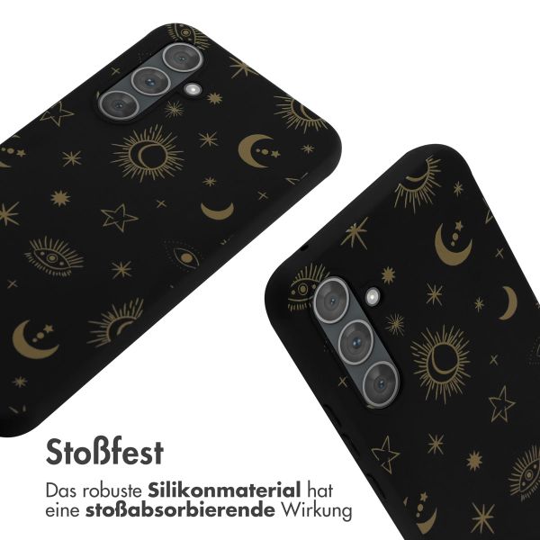 imoshion SilikonHülle design mit Band Samsung Galaxy A54 (5G) - Sky Black