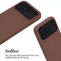imoshion SilikonHülle mit Band Apple iPhone 18 Pro / 17 Pro - Braun