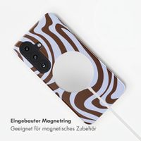 Selencia Vivid Rückabdeckung mit MagSafe Samsung Galaxy S26 - Dream Swirl Chocolate