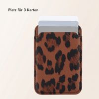 Selencia Sabi Kartenhalter mit MagSafe - Mocha Brown