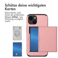 imoshion Backcover mit Kartenfach Apple iPhone 15 - Rosé gold