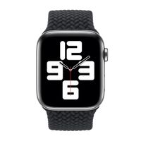 Apple Geflochtenes Solo Loop für das  Apple Watch | 44/45/46/49 mm - Größe 11 - Charcoal