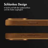 Accezz Vintage Leather Magsafe Backcover Apple iPhone 16 Pro - Tabacco Cognac